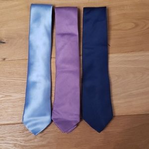 LAST CHANCE! Set of 3 T.M.Lewin Mens Ties
